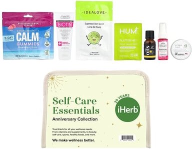 iHerb Exclusive, Self-Care Essentials, Jubiläumskollektion, 8-teiliges Set