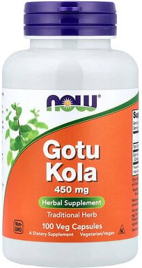 NOW Foods, Gotu Kola, 450 mg, 100 pflanzliche Kapseln