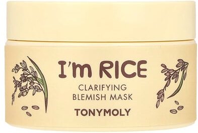 TonyMoly, I'm Rice, Clarifying Blemish Beauty Mask, klärende Maske gegen Unreinheiten, 100 ml (3,38 fl. oz.)