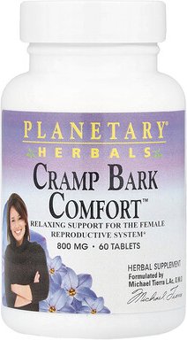 Planetary Herbals, Cramp Bark Comfort™, 60 Tabletten (400 mg pro Tablette)