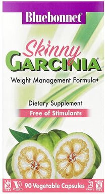 Bluebonnet Nutrition, Skinny Garcinia Weight Management Formula, 90 pflanzliche Kapseln
