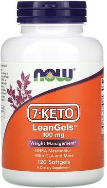 NOW Foods, 7-Keto LeanGels, 100 mg, 120 Weichkapseln
