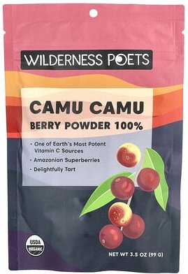 Wilderness Poets, Camu-Camu-Beeren-Pulver, 99 g (3,5 oz.)