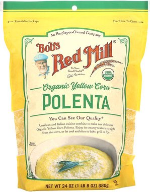 Bob's Red Mill, Organic Yellow Corn Polenta, Bio-Gelbmaispolenta, 680 g (24 oz.)