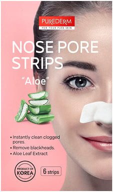Purederm, Nasenporenstreifen, Aloe, 6 Streifen