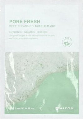 Mizon, Pore Fresh, Deep Cleansing Bubble Beauty Mask, tiefenreinigende Bubble-Maske, 1 Tuchmaske, 25 g (0,88 oz.)