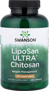 Swanson, LipoSan Ultra® Chitosan, 240 Kapseln (500 mg pro Kapsel)