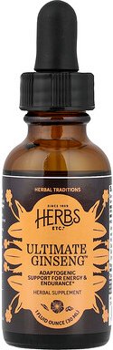 Herbs Etc., Ultimate Ginseng™, Ginseng, 30 ml (1 fl. oz.)
