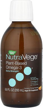 Nature's Way, NutraVege®, Plant Based Omega-3, Omega-3 auf pflanzlicher Basis, Cranberry-Orange, 200 ml (6,8 fl. oz.)