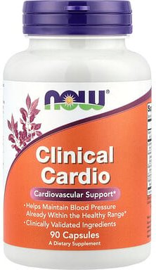 NOW Foods, Klinisches Herz-Kreislauf-System, Herz-Kreislauf-Unterstützung, 90 pflanzliche Kapseln