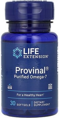 Life Extension, Provinal Purified Omega-7, gereinigtes Omega-7, 30 Weichkapseln (420 mg pro Weichkapsel)