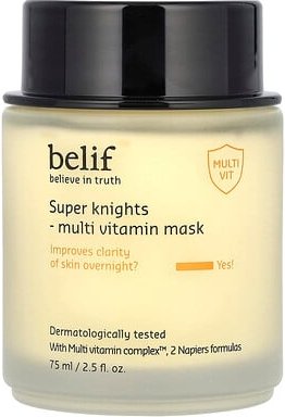 belif, Super Warriors, Multivitamin Beauty Mask, Beauty-Maske mit Multivitaminen, 75 ml (2,5 fl. oz.)