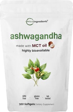 Thumbnail - Micro Ingredients, Ashwagandha, 300 Weichkapseln