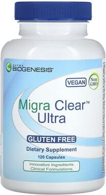 Nutra BioGenesis, Migra Clear Ultra, 120 Kapseln