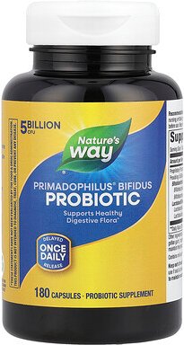 Nature's Way, Primadophilus® Bifidus Probiotic, Probiotikum für Primadophilus®, 5 Milliarden KBE, 180 Kapseln