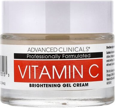 Advanced Clinicals, Vitamin C, Brightening Gel Cream, aufhellende Gel-Creme mit Vitamin C, 74 ml (2,5 fl. oz.)