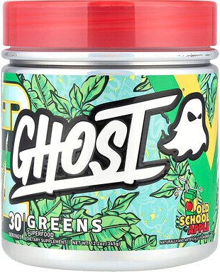 Ghost, Greens, Old School Apple, Greens, Old School Apple, 345 g (12,2 oz.)