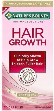 Nature's Bounty, Optimal Solutions®, Haarwachstum, 30 Kapseln