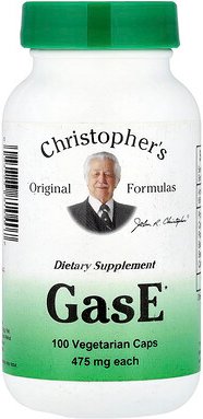 Christopher's Original Formulas, GasE, 100 vegetarische Kapseln