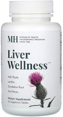 Michael's Health, Leber-Wellness, 60 vegetarische Tabletten