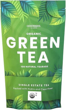 Cederberg Tea Co, Single Estate Tea, Bio-Grüntee, 100 natürliche Teebeutel, 220 g (7,76 oz.)