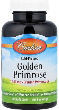 Carlson, Kalt gepresste goldene Primel, 50 Weichkapseln