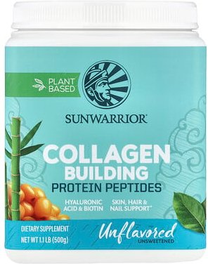 Sunwarrior, Collagen Building Protein Peptides, Proteinpeptide für den Kollagenaufbau, natürlich, 500 g (17,6 oz.)