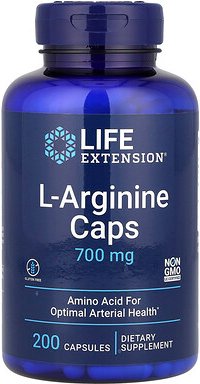 Life Extension, L-Arginin-Kapseln, 700 mg, 200 Kapseln