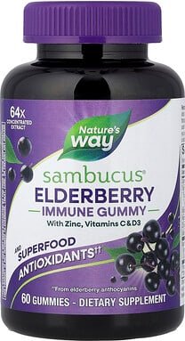 Nature's Way, Sambucus®, Immune Gummy, Holunder, 60 Fruchtgummis