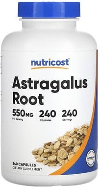 Nutricost, Astragaluswurzel, 550 mg, 240 Kapseln