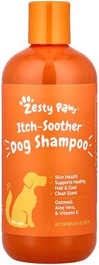 Zesty Paws, Itch-Soother™ Hundeshampoo, alle Altersgruppen, sauber, 473 ml (16 fl. oz.)
