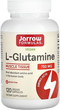 Jarrow Formulas, L-Glutamin, 750 mg, 120 pflanzliche Kapseln