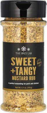 The Spice Lab, Sweet + Tangy Senf Rub, süßer und würziger Senfmarinaden, 161 g (5,7 oz.)