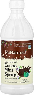 NuNaturals, Konzentrierter Kakao-Minz-Sirup, 0,47 l (16 fl. oz.)