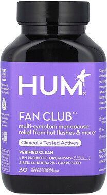 HUM Nutrition, Fan Club™, Multi-Symptom Menopause Relief, 30 Vegan Capsules