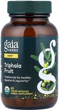 Gaia Herbs, Triphala Fruit, Triphala-Frucht, 60 vegane Kapseln
