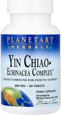 Planetary Herbals, Yin Chiao-Echinacea Complex™, Yin Chiao-Echinacea-Komplex, 60 Tabletten