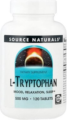 Source Naturals, L-Tryptophan, 120 Tabletten