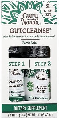 GuruNanda, GutCleanse™ 2 Step Kit, 2 Flaschen, je 30 ml (1 fl. oz..).