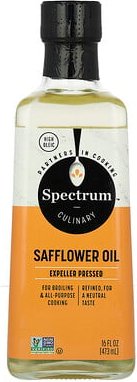 Spectrum Culinary, Färberdistelöl, expellergepresst, 473 ml (16 fl. oz.)