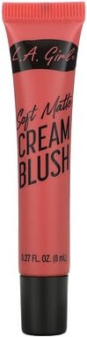 L.A. Girl, Soft Matte Cream Blush, GBL444 Kiss Up, weiche, matte Creme-Rouge, GBL444 Kiss Up, 8 ml (0,27 fl. oz.)