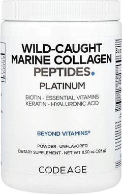 Thumbnail - Codeage, Wild-Caught Marine Collagen Peptides Powder, Meereskollagenpeptide in Pulverform aus wild gefangenem Fisch, ges...