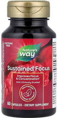 Nature's Way, Anhaltende Konzentration, 60 Kapseln