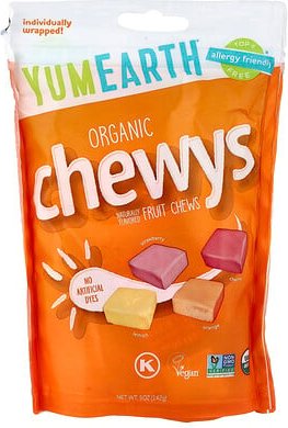 YumEarth, Organic Chewys™, Fruit Chews, Kau-Snack mit Früchten, 142 g (5 oz.)