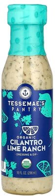 Tessemae's, Pantry, Organic Dressing & Dip, Bio-Dressing und Dip, Cilantro-Lime Ranch, 296 ml (10 fl. oz.)