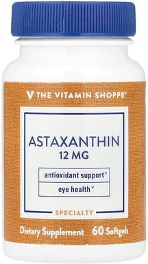 The Vitamin Shoppe, Astaxanthin, 12 mg, 60 Weichkapseln