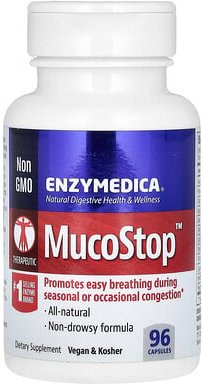 Thumbnail - Enzymedica, MucoStop, Schleimlöser, 96 Kapseln