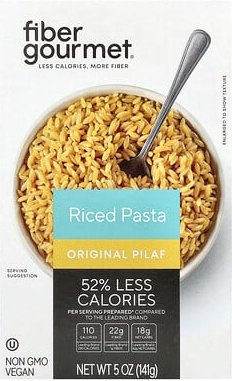 Fiber Gourmet, Riced Pasta, Original Pilaw, Reisnudeln, Original Pilaw, 141 g (5 oz.)