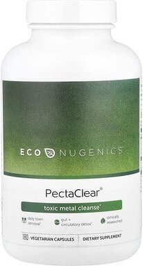 Econugenics, PectaClear®, Toxic Metal Cleanse, Reinigung giftiger Metalle, 180 pflanzliche Kapseln