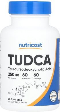 Nutricost, TUDCA, 250 mg, 60 Kapseln